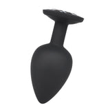 Silicone Jeweled Butt Plug