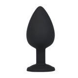 Silicone Jeweled Butt Plug