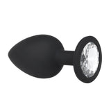 Silicone Jeweled Butt Plug